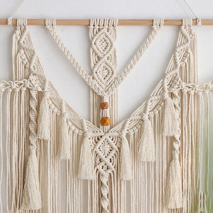 Handwoven Boho Rope Wall Art