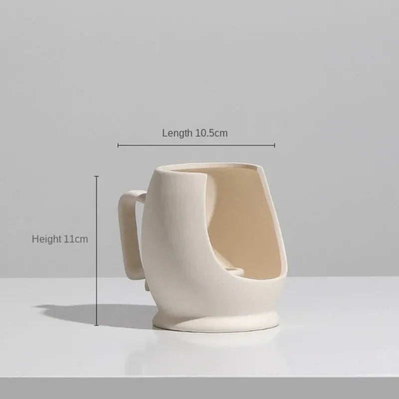 Sculptural Ceramic Flower Vase