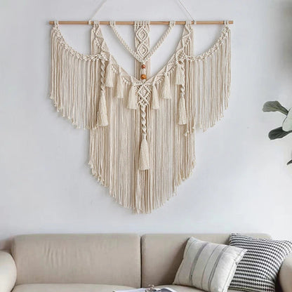 Handwoven Boho Rope Wall Art
