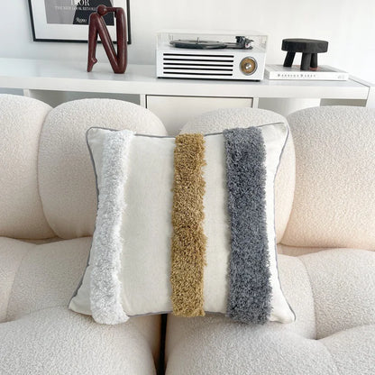 Bohemian Cotton Linen Tassel Pillow Cover