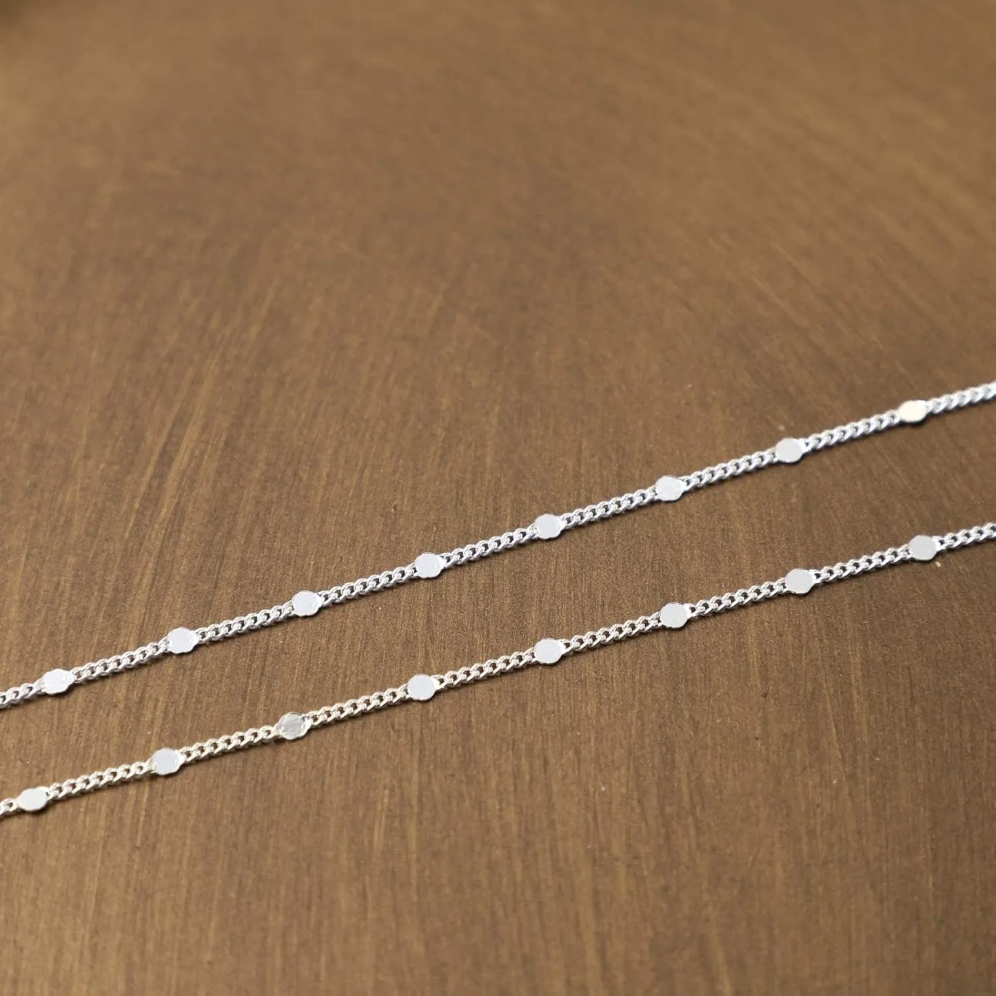 Dainty Satellite Dot Chain Necklace