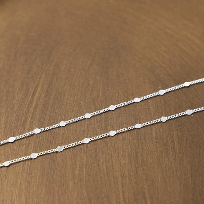 Dainty Satellite Dot Chain Necklace