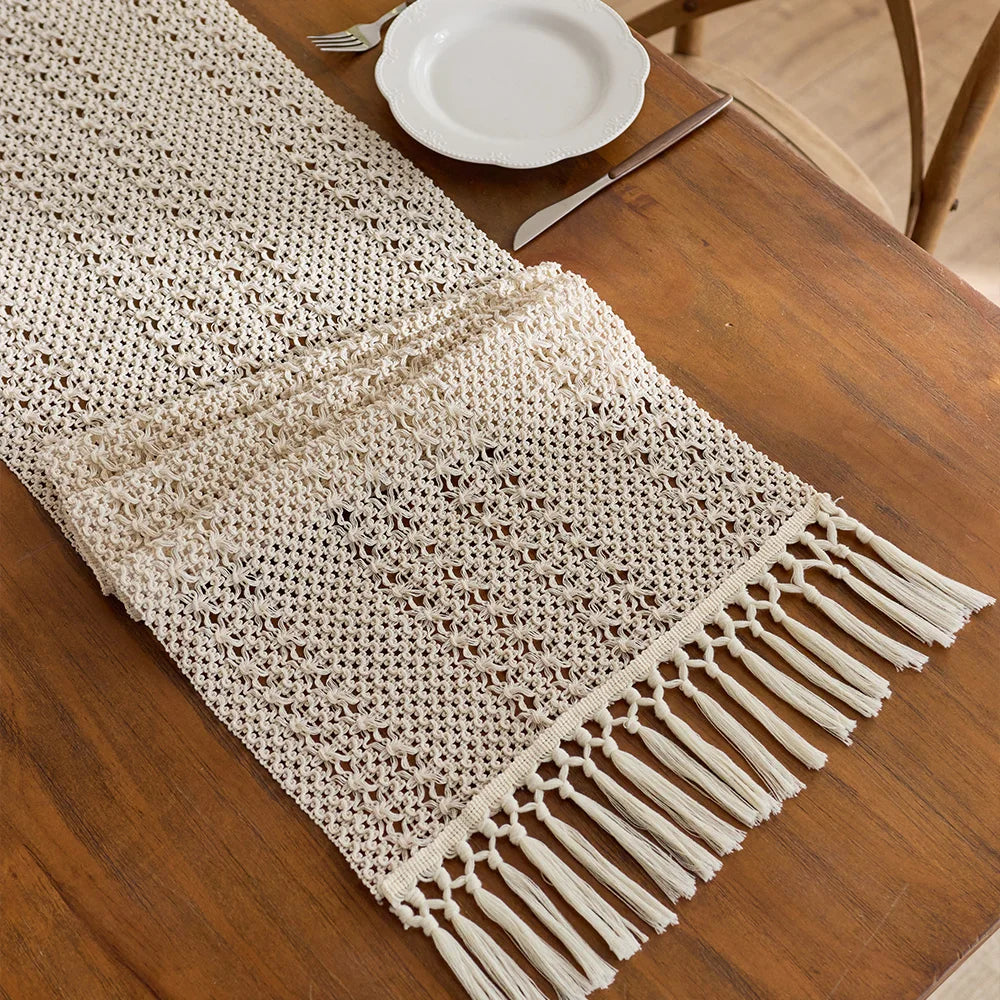 Handwoven Cotton Table Runner
