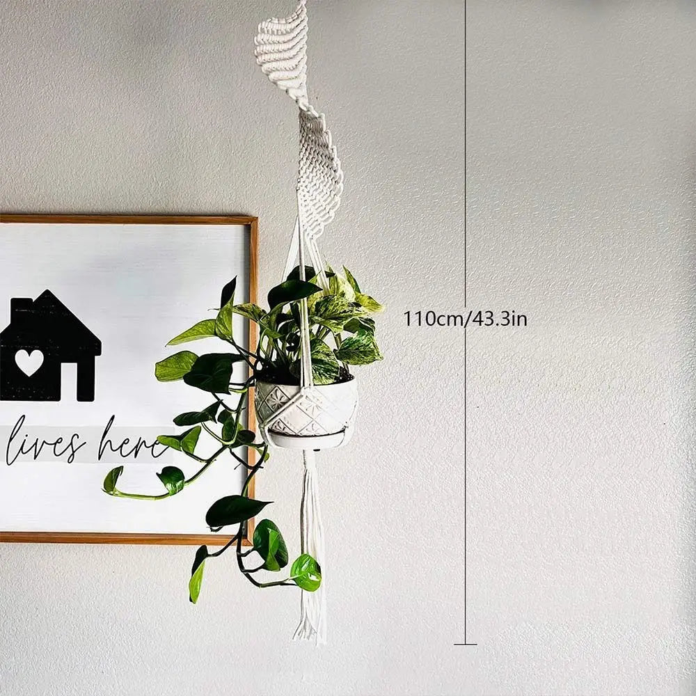Handwoven Hanging Planter Basket