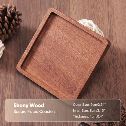 Handcrafted Walnut Coasters