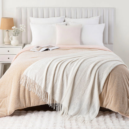 Knitted Sofa Blanket