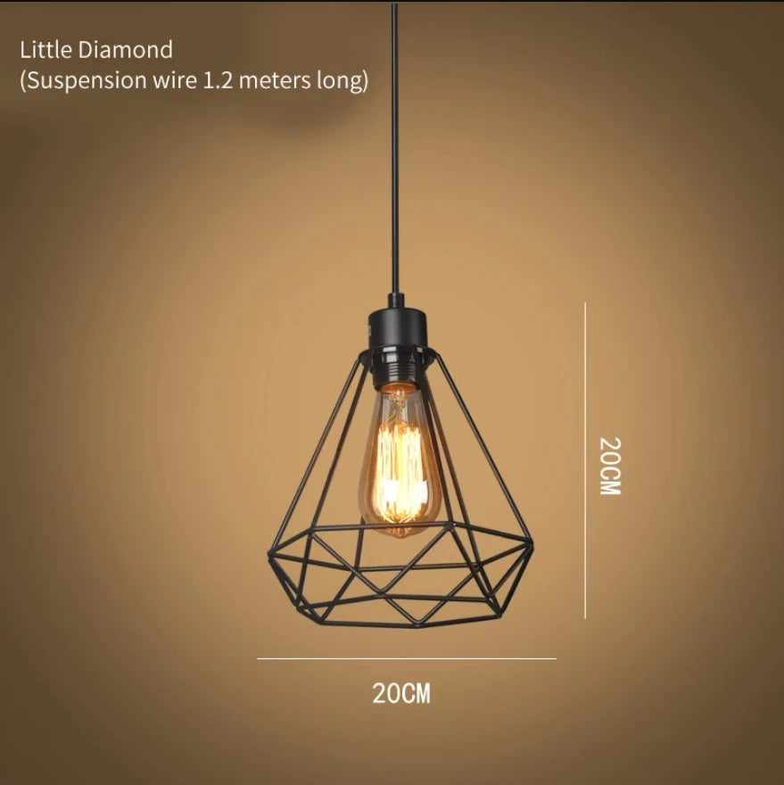 Industrial Iron Pendant Light