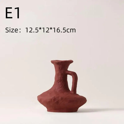 Minimalist White Flower Pot