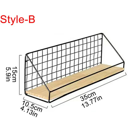 Iron Wall Mounted Baskets