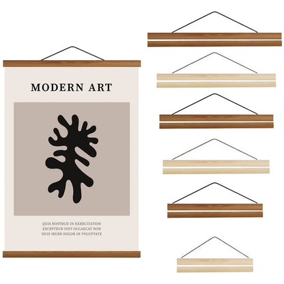 Graceful Hanging Frame – Premium Wood & Magnetic Design in 8 Colors