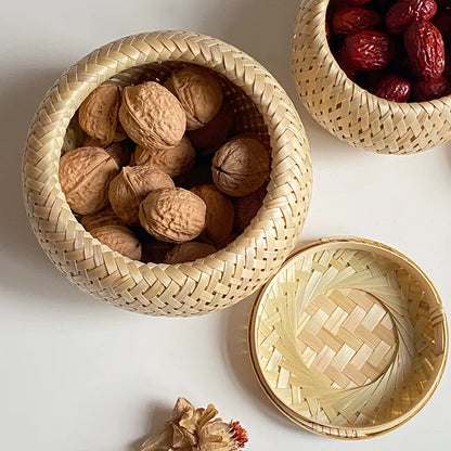 Woven Bamboo Basket