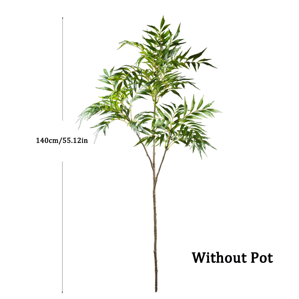 Lush Bamboo with Nandina Leaves