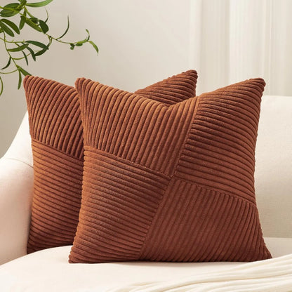 Decorative Corduroy Throw Pillow