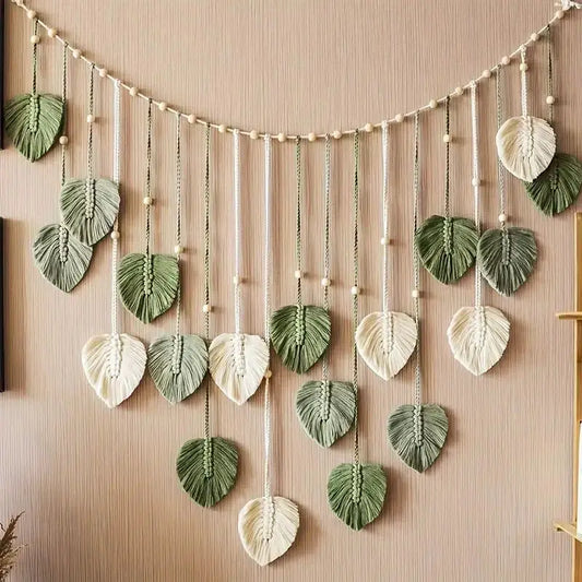 Macrame Leaf Wall Hanging
