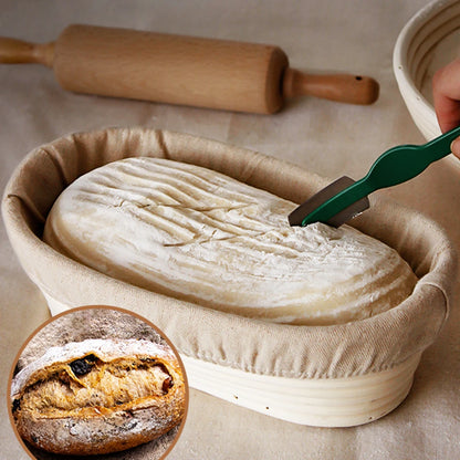 Artisan Rattan Baking Basket