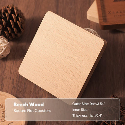 Handcrafted Walnut Coasters