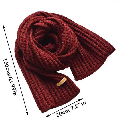 Long Knitted Winter Wrap