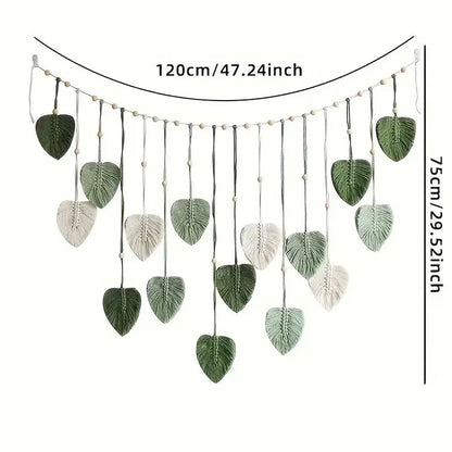 Macrame Leaf Wall Hanging