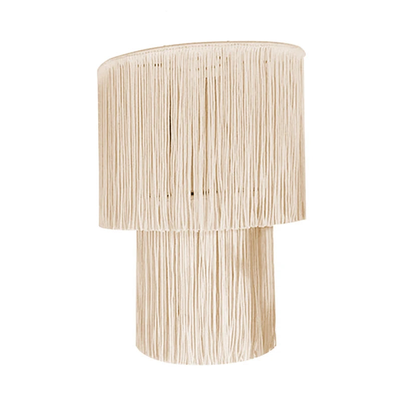 Boho Woven Macrame Lampshade