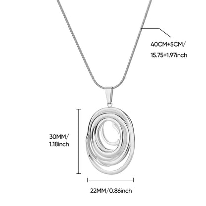 Oval Glow Necklace
