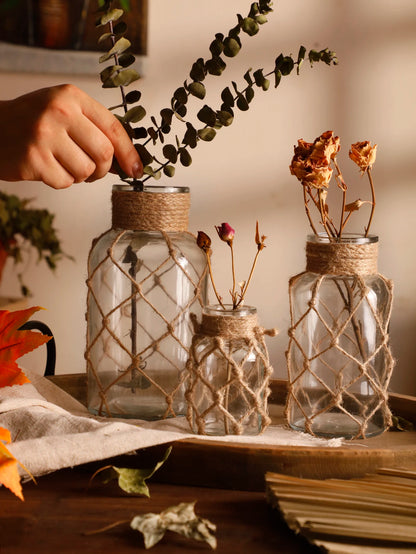 Rustic Glass Vase