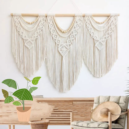 Creamy Cotton Macrame Wall Decor