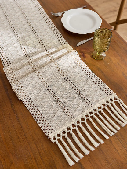 Handwoven Cotton Table Runner