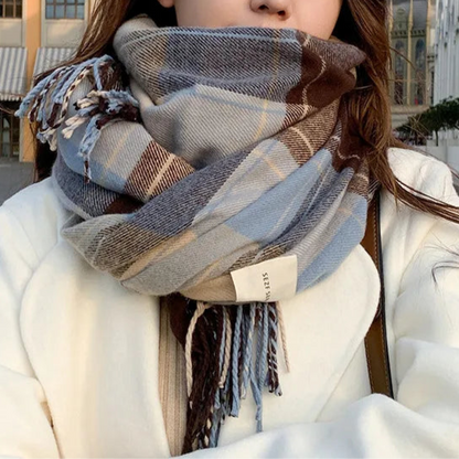 Classic Plaid Winter Scarf