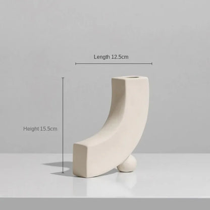 Sculptural Ceramic Flower Vase