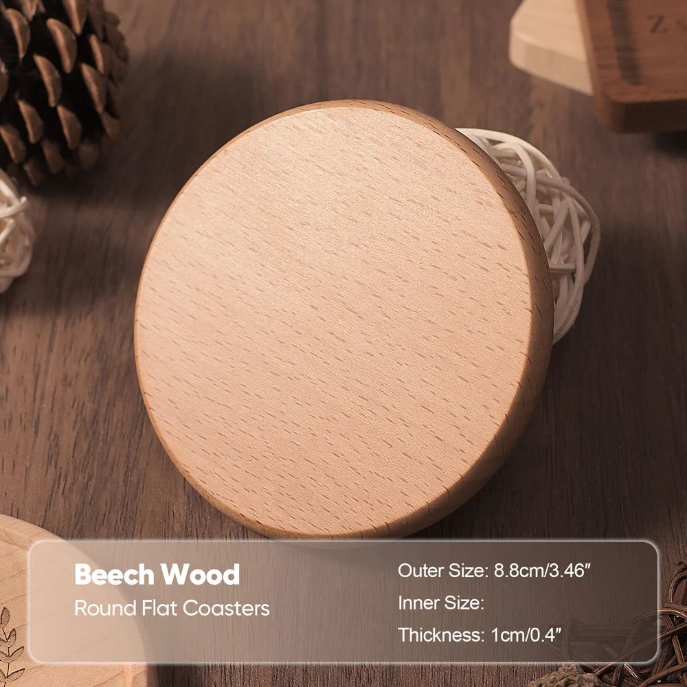 Handcrafted Walnut Coasters