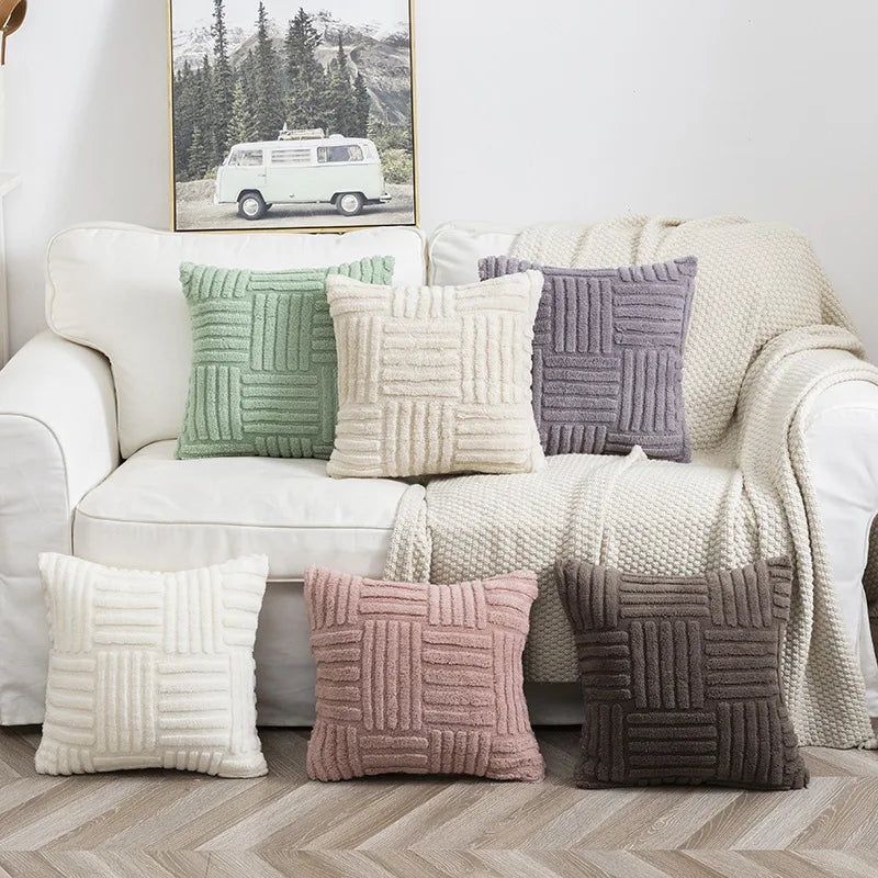 Fluffy Throw Pillow Cover