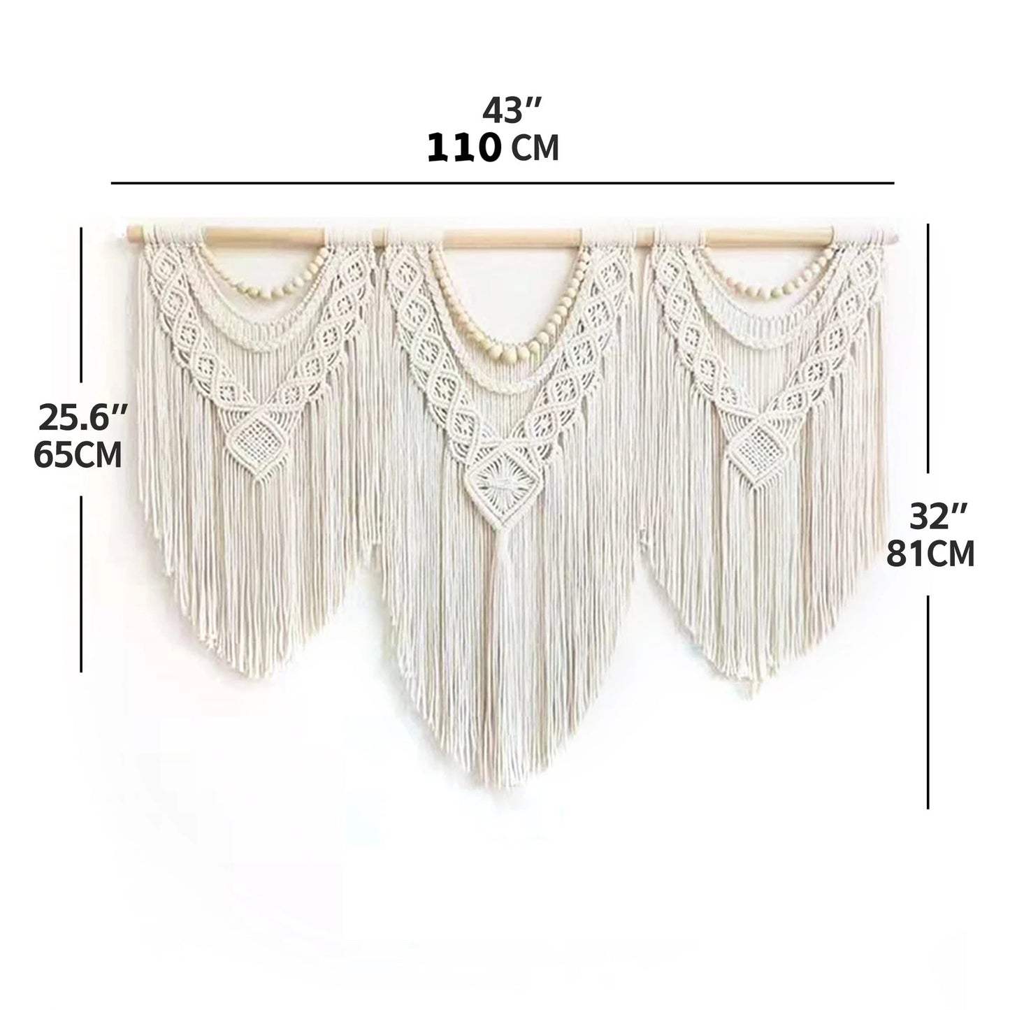 Creamy Cotton Macrame Wall Decor
