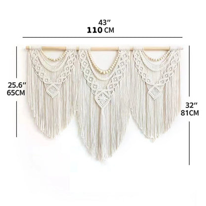 Creamy Cotton Macrame Wall Decor