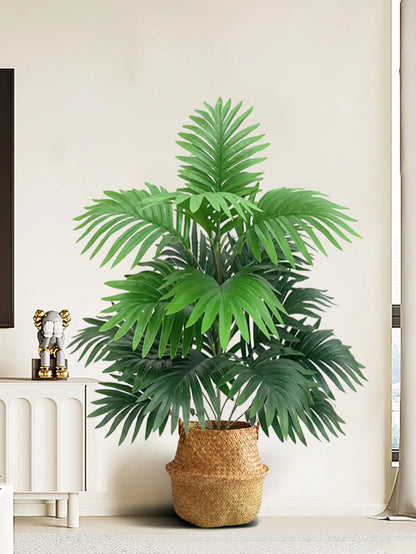 Tropical Greenery Faux Vine with Monstera Leaves