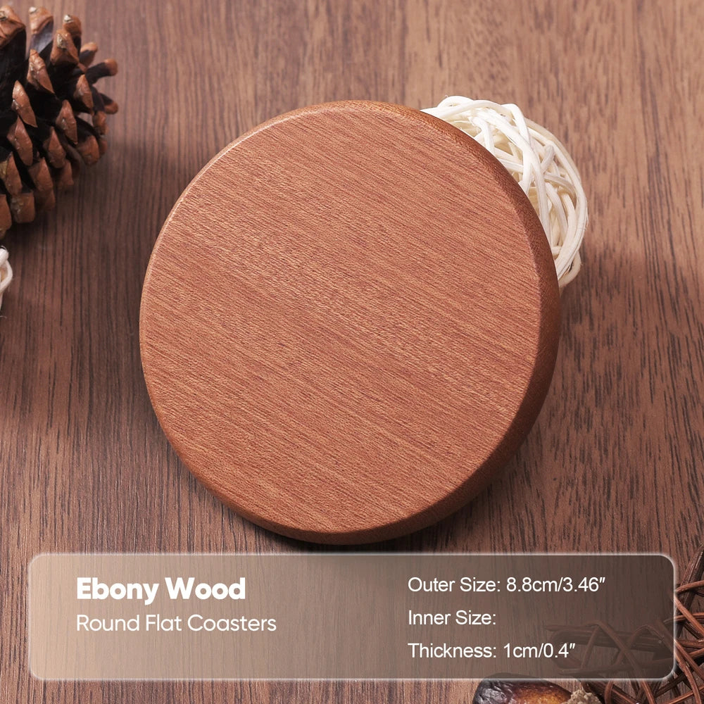 Handcrafted Walnut Coasters