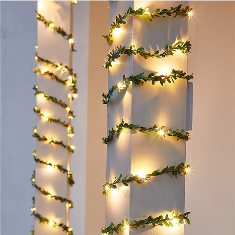 Elegant Leaf Fairy Lights