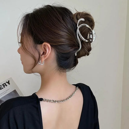 Gold S Shaped Hair Clip