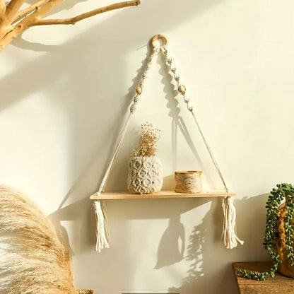 Decorative Macrame Shelf