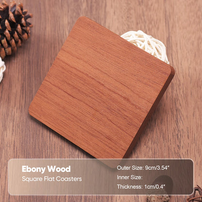 Handcrafted Walnut Coasters