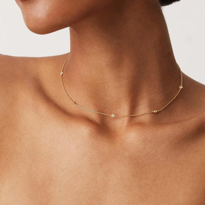 Moonlit Dots Necklace