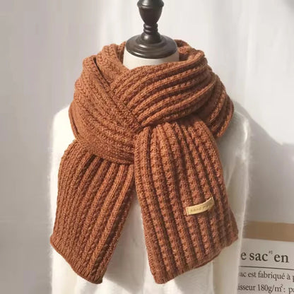 Long Knitted Winter Wrap