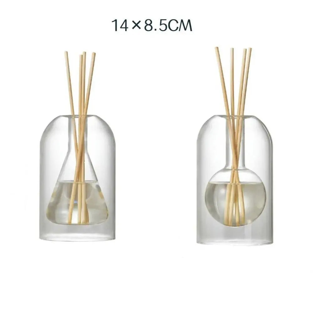 Minimalist Glass Bottle Fragrance Stick Holder