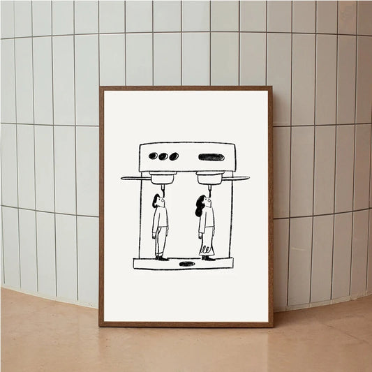 Kitchen Cafe Coffee Canvas