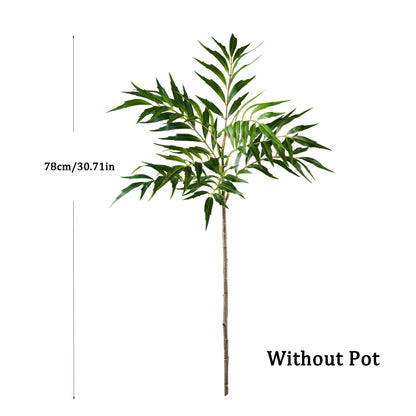 Lush Bamboo with Nandina Leaves
