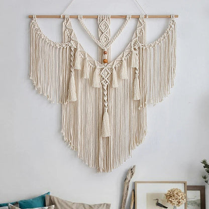 Handwoven Boho Rope Wall Art