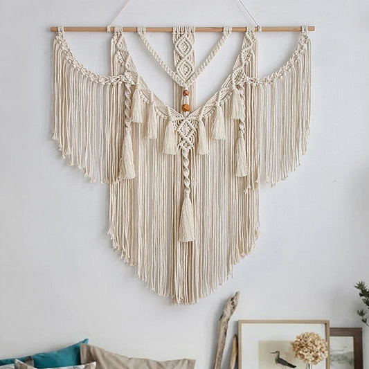 Handwoven Boho Rope Wall Art