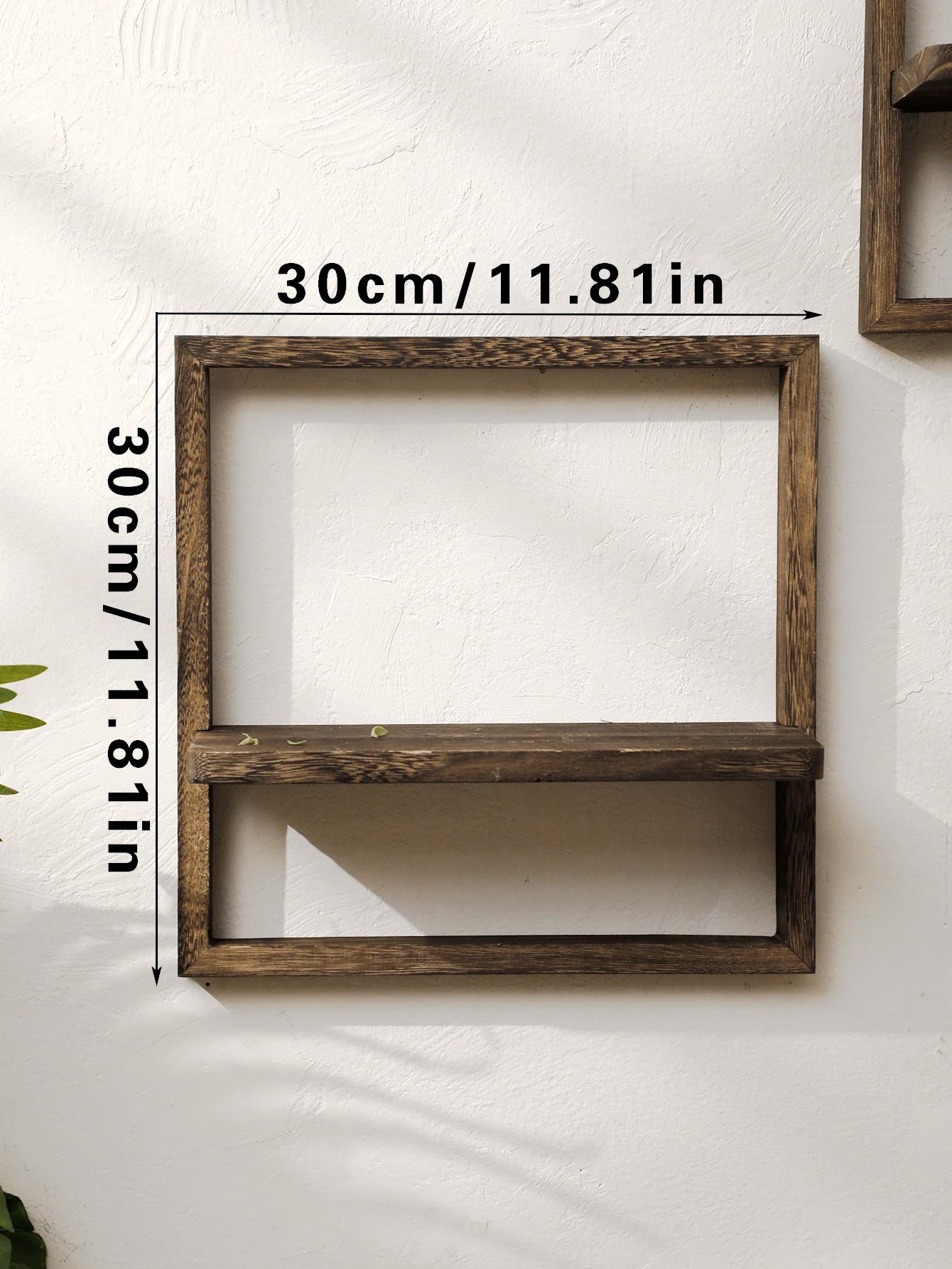 Handcrafted Floating Wood Shelf