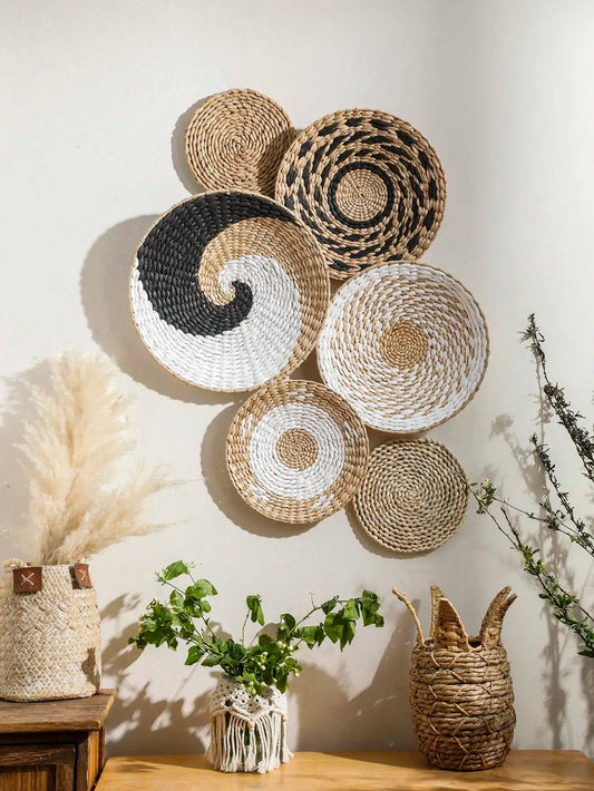 Handwoven Wall Basket Set