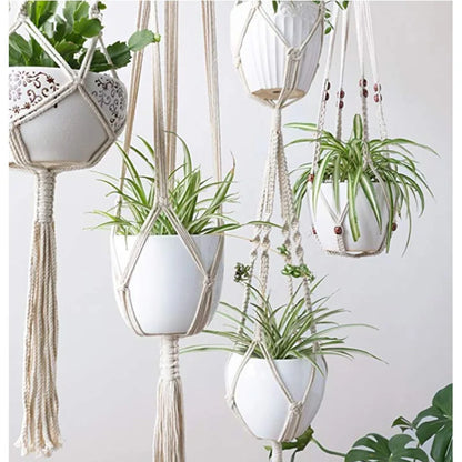Cotton Rope Flowerpot Hangers