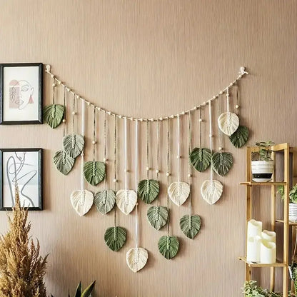 Macrame Leaf Wall Hanging